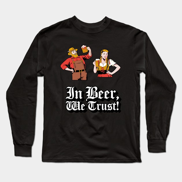 It's Beer O' Clock Long Sleeve T-Shirt by Golden Eagle Design Studio